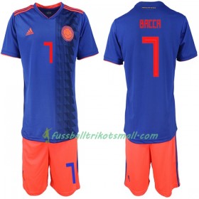 Fußballtrikots Kolumbien Bacca 7 Kinder WM 2018 Auswärts-trikot kaufen